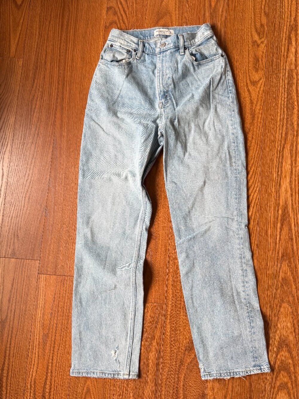 Abercrombie 90s Straight Ultra High Rise Curve Love Jeans